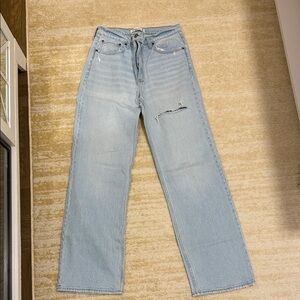 Light Blue Distressed Jeans